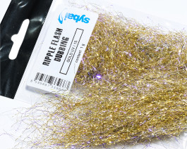 Ripple Flash Dubbing, Gold UV / 15